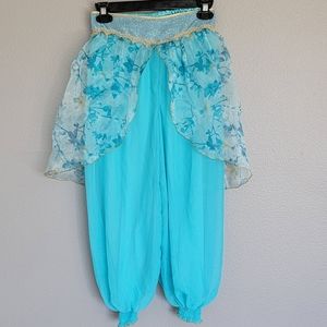 Disney Girls  Jasmine Princess Costume  Pants/  9/10.